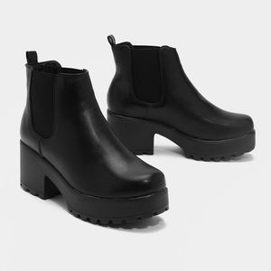 Nasty Gal Roll With It Platform Ankle Boot